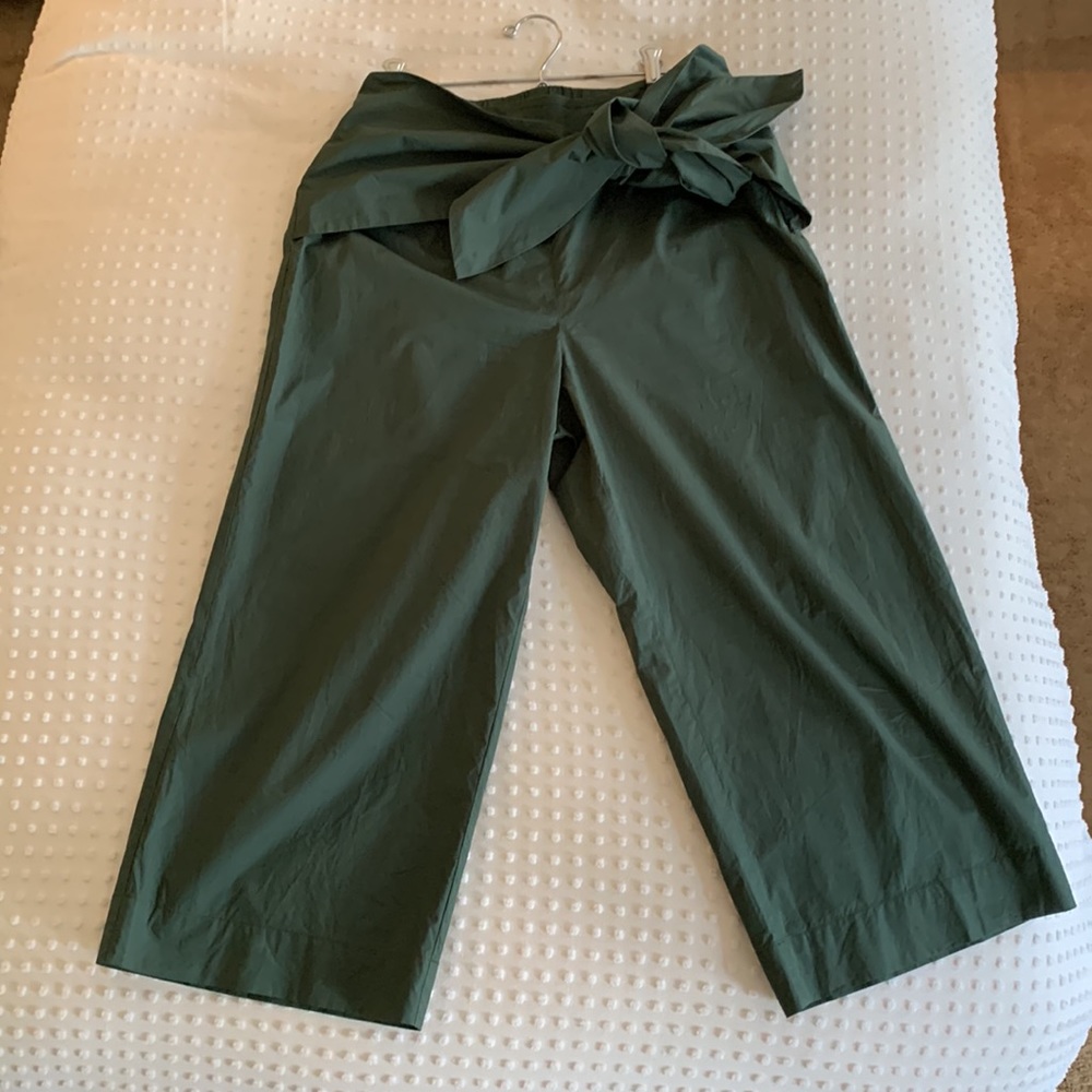 CROSBY Dorothy Tie Pant in Rainforest Green